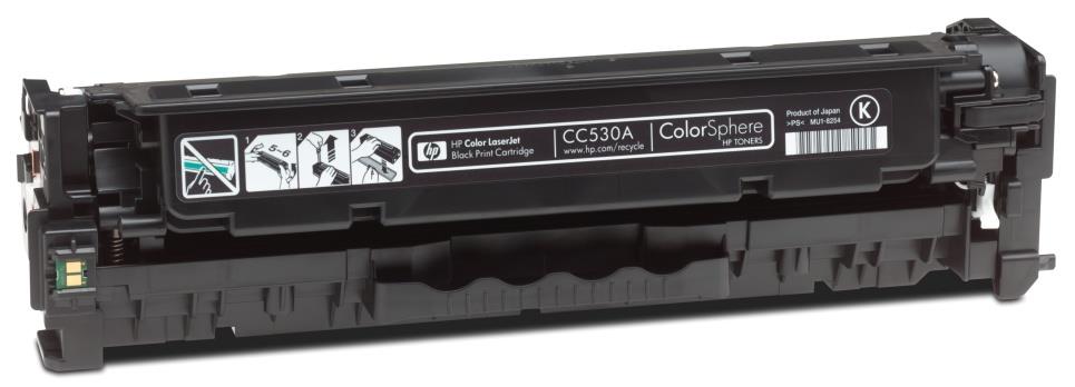 76600D HP CC530AD Toner HP CL CC530A sort 2 pack 